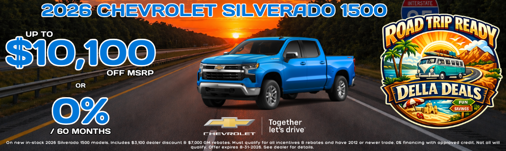 2026 Chevy Silverado Sale at DELLA Chevrolet of Plattsburgh