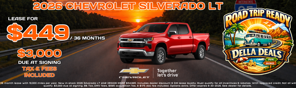 2026 Chevy Silverado Sale at DELLA Chevrolet of Plattsburgh