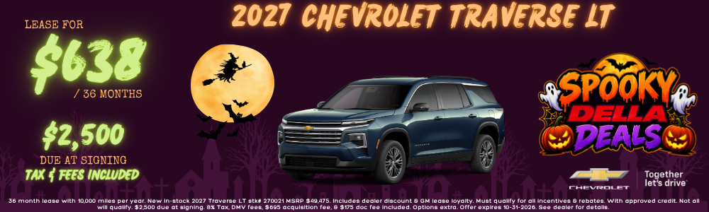 New Chevy Traverse SUV Sale in Plattsburgh NY