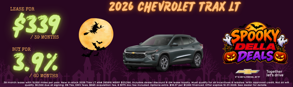 2026 Chevy Trax Inventory For Sale in Plattsburgh NY
