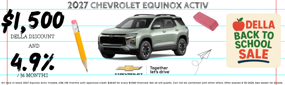 New Chevy Equinox SUVs For Sale in Plattsburgh NY