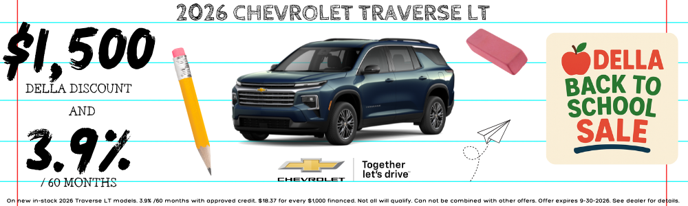 New Chevy Traverse SUV Sale in Plattsburgh NY