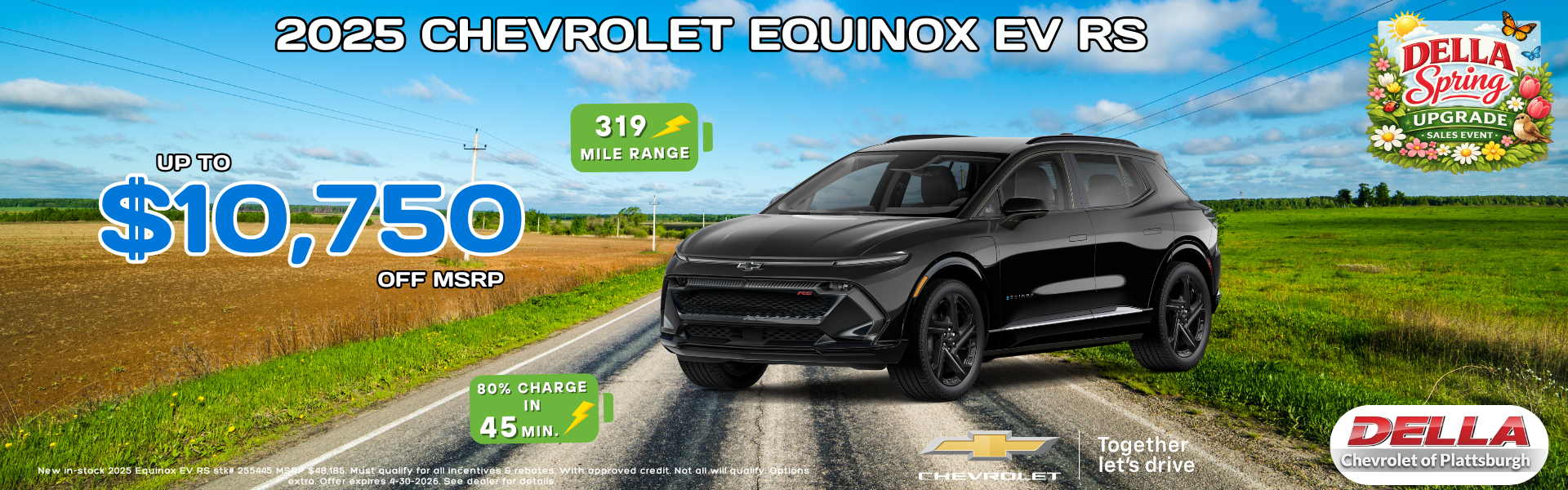 2025 Chevrolet Equinox EV for sale in Plattsburgh