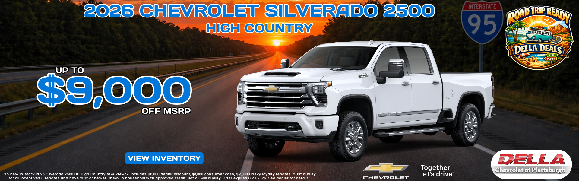 2026 Chevrolet Silverado 2500 for sale in Plattsburgh
