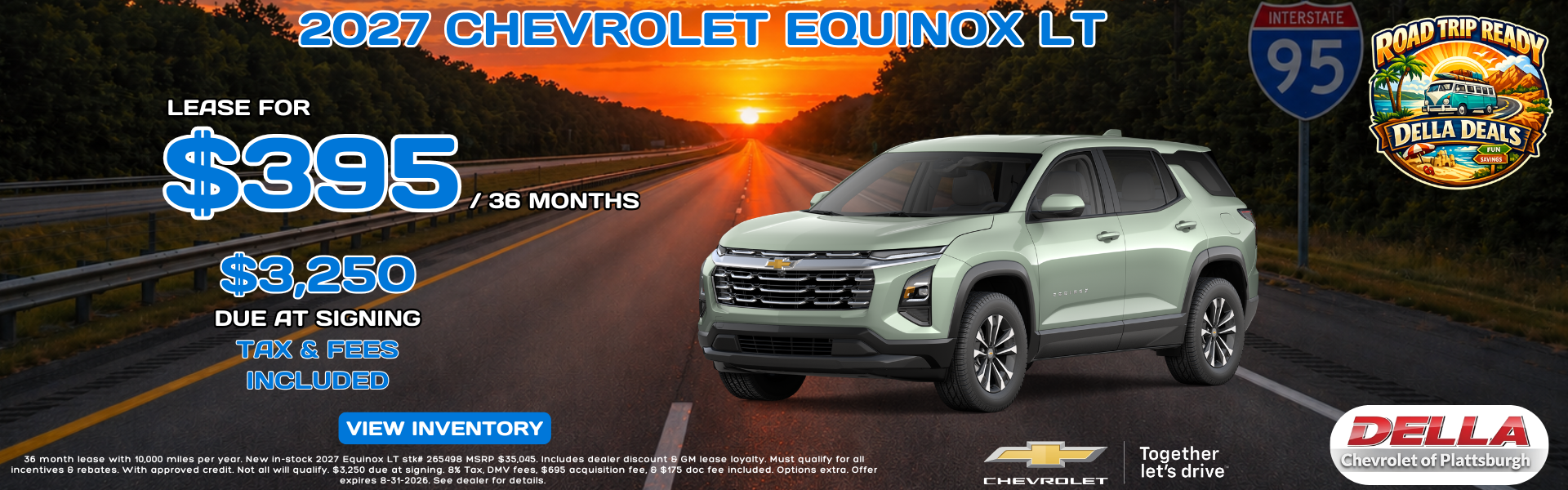 2026 Chevrolet Equinox for sale in Plattsburgh