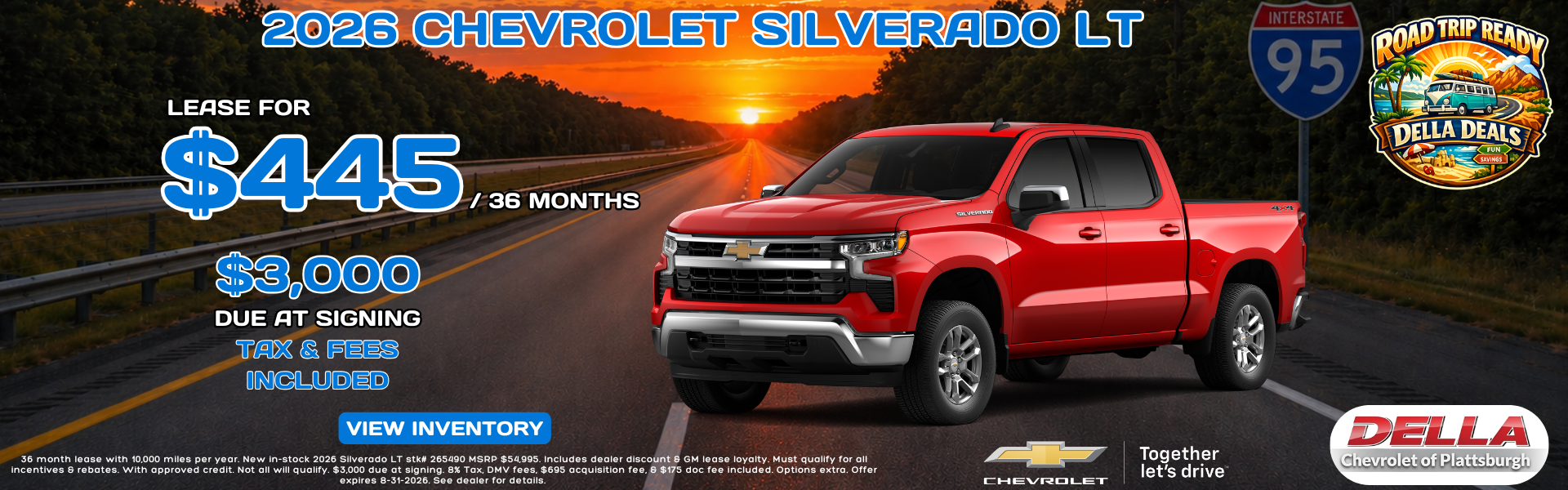 2026 Chevrolet Silverado for sale in Plattsburgh NY