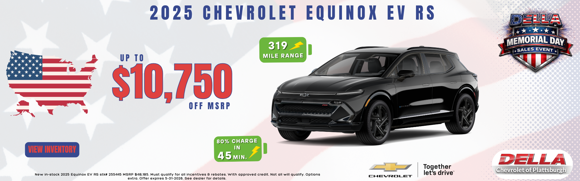 2025 Chevrolet Equinox EV for sale in Plattsburgh