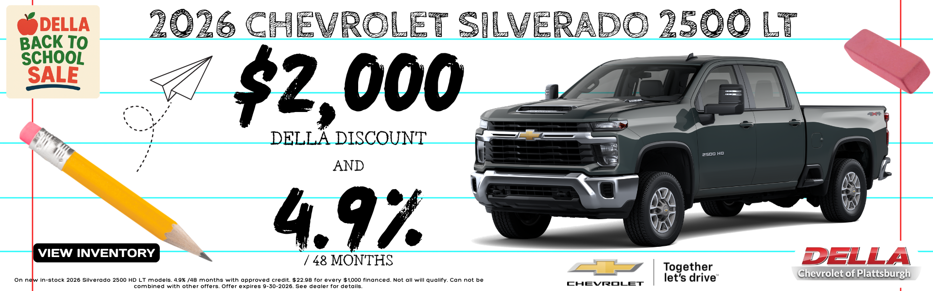 2026 Chevrolet Silverado 2500 for sale in Plattsburgh