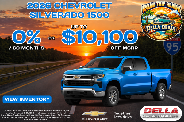 2026 Chevrolet Silverado 0% Financing Rate