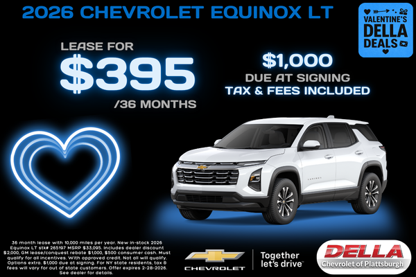 2026 Chevy Equinox for sale in Plattsburgh