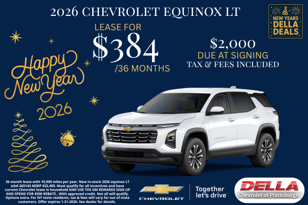 2026 Chevy Equinox for sale in Plattsburgh