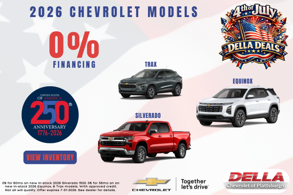 2026 Chevrolet 0% Financing Rate