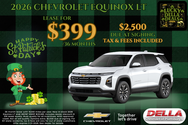 2026 Chevy Equinox for sale in Plattsburgh