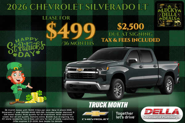 2026 Chevy Silverado for sale in Plattsburgh