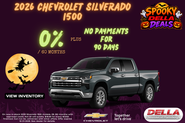 2026 Chevrolet Silverado 0% Financing Rate