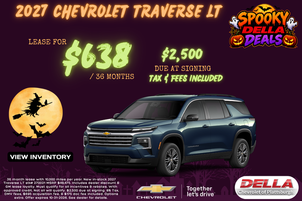 2026 Chevrolet Traverse for sale in Plattsburgh NY