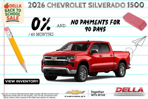 2026 Chevrolet Silverado 0% Financing Rate