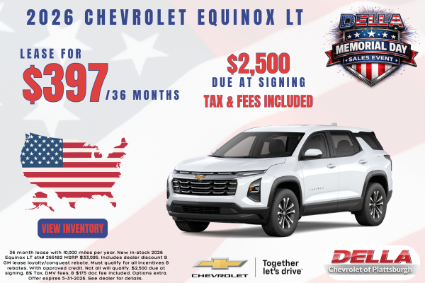 2026 Chevy Equinox for sale in Plattsburgh