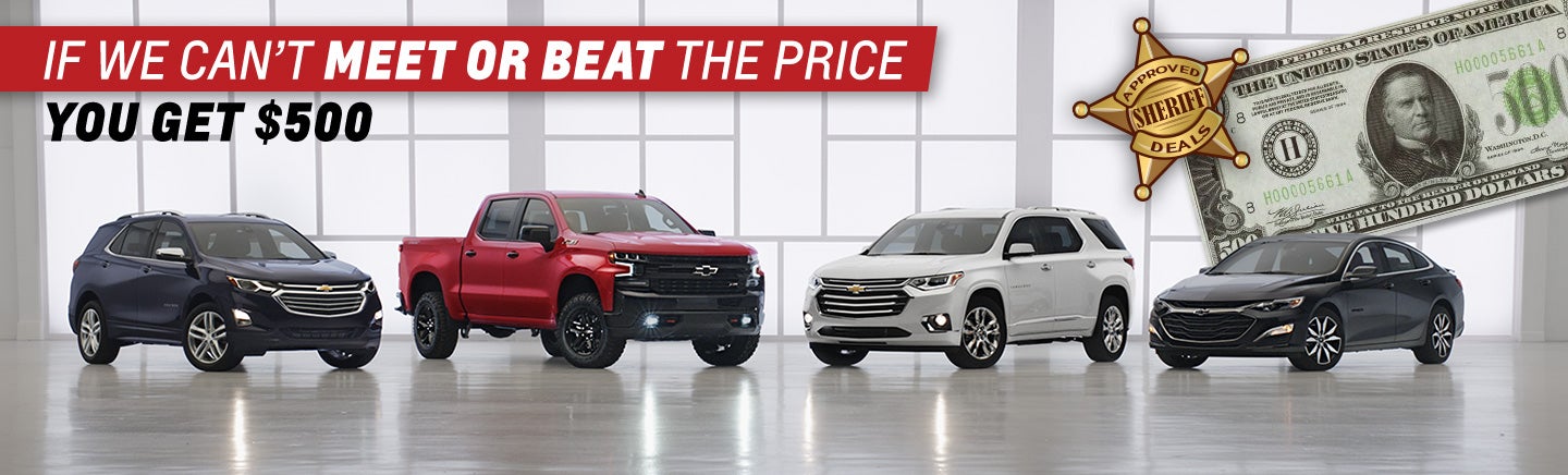 If We Can't Meet or Beat the Price, You Get $500